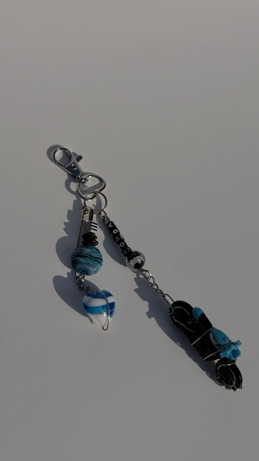 Honda Motorcycle Hot Wheels Keychain