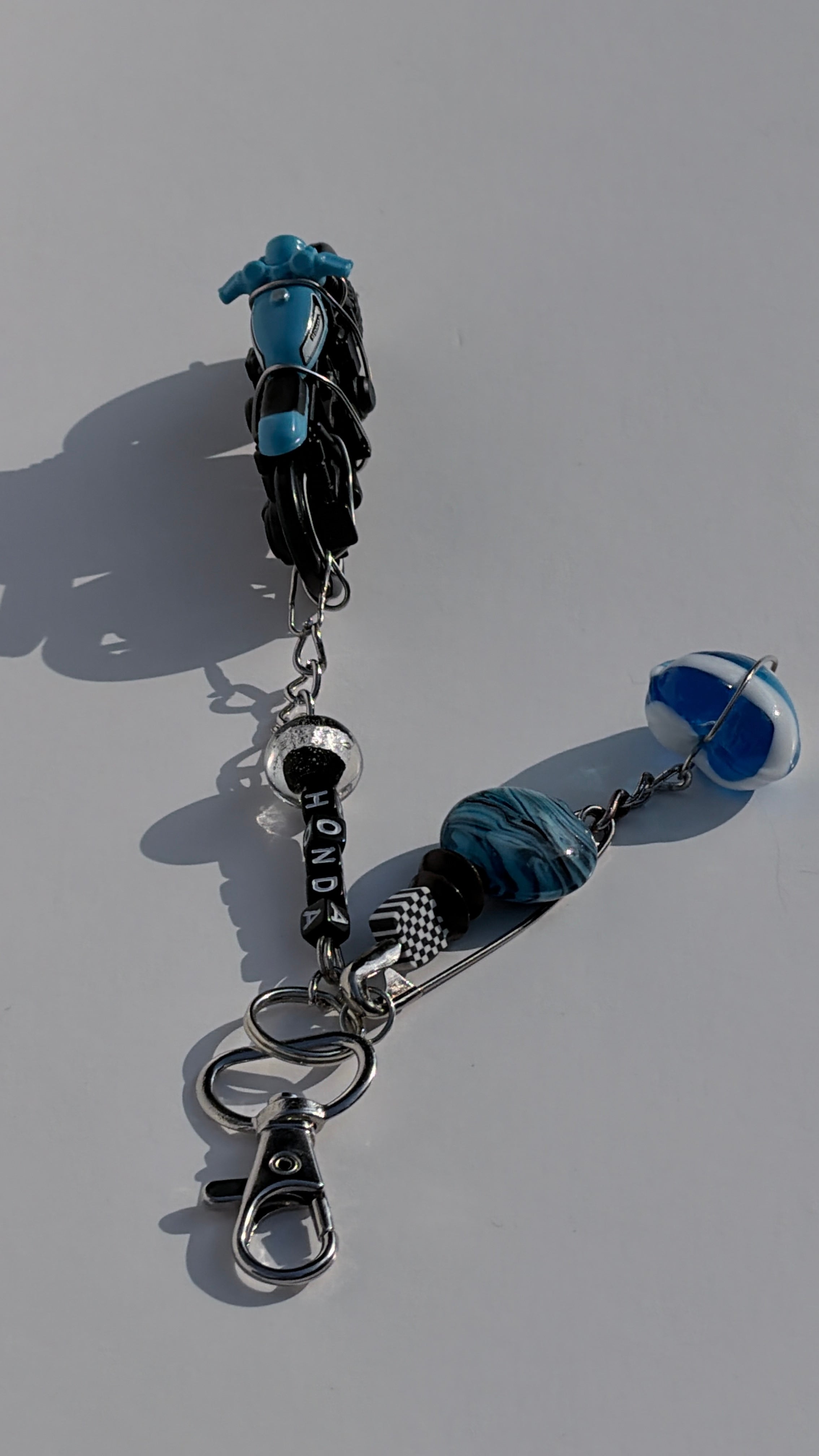 Honda Motorcycle Hot Wheels Keychain