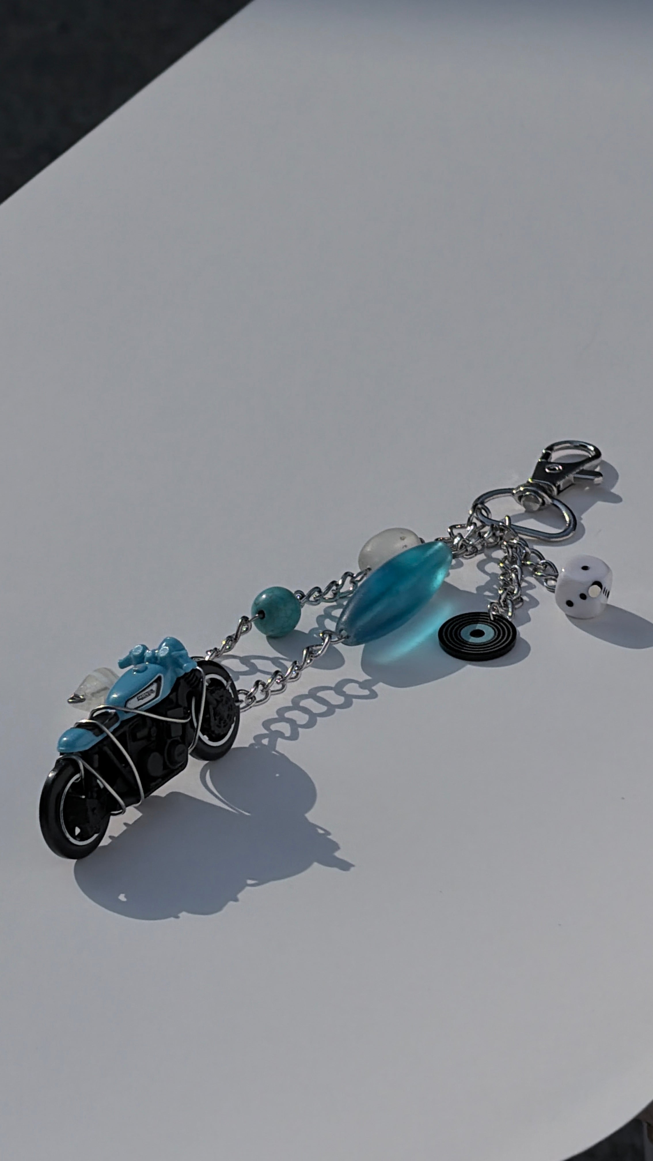 Honda Motorcycle Hot Wheels Keychain