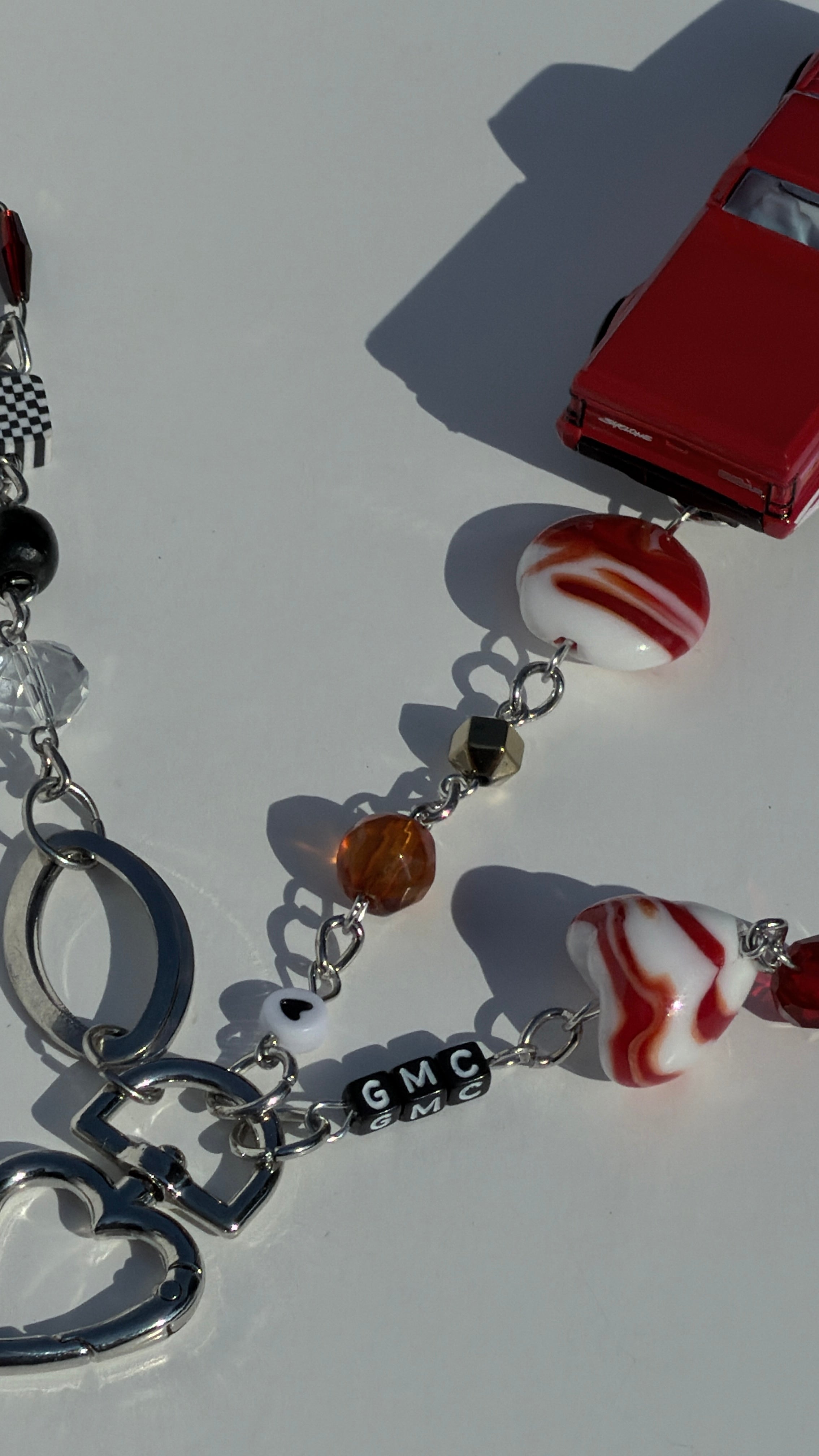 1991 GMC Heart Keychain
