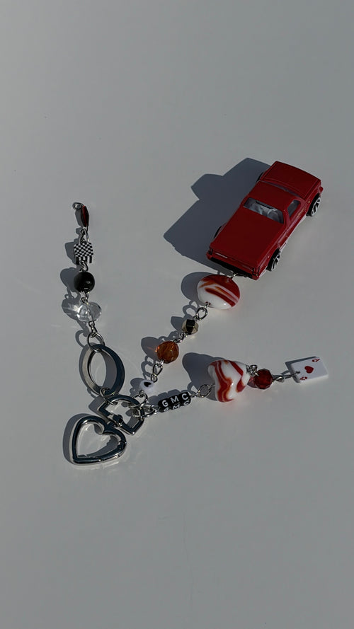 1991 GMC Heart Keychain