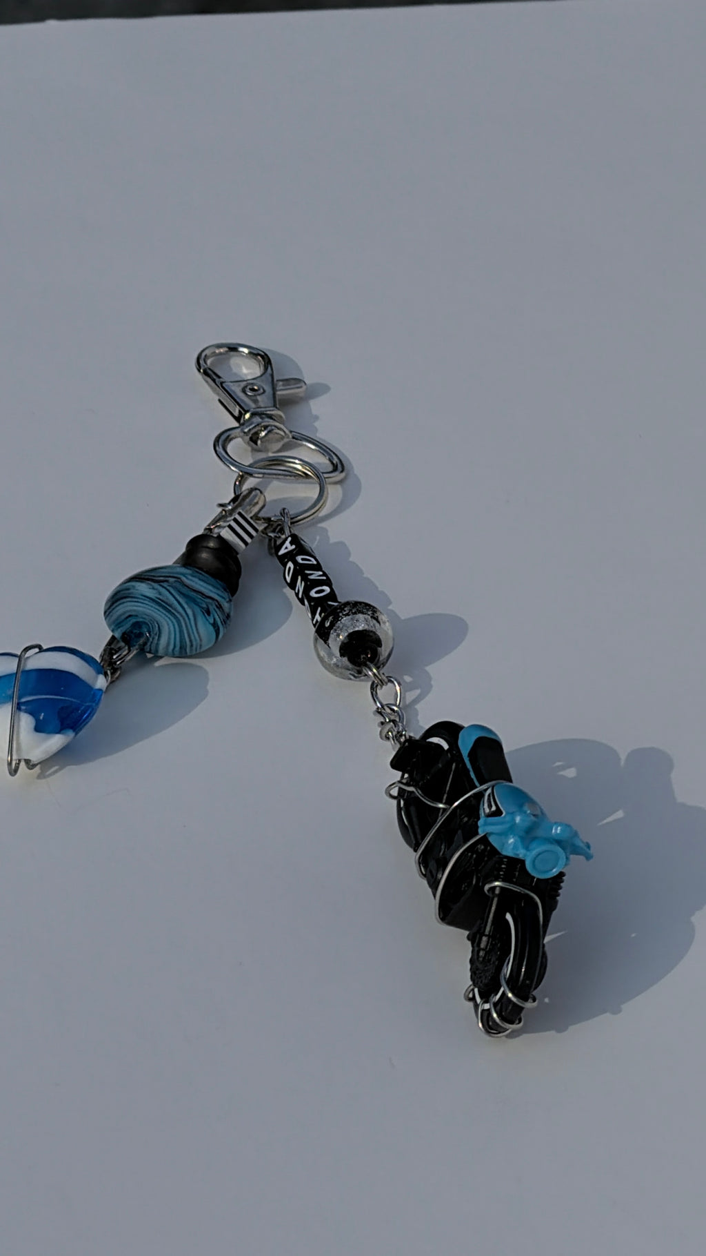 Honda Motorcycle Hot Wheels Keychain